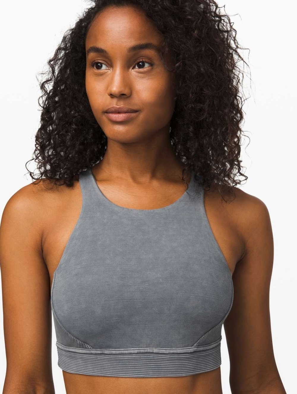 Lululemon Bob and Weave Bra Luxtreme Washed Luna Grey W2BELS Womens Size 4
